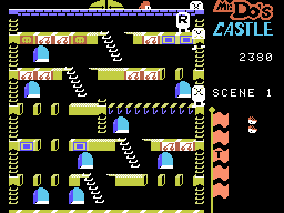 Mr. Do!'s Castle screenshot 6 for Colecovision